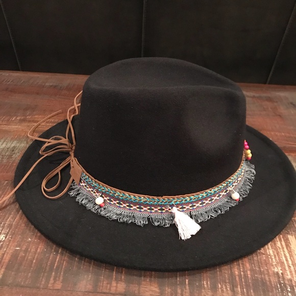 SOLD Wide Brim Brixton Style Fedora Hat - Picture 3 of 5